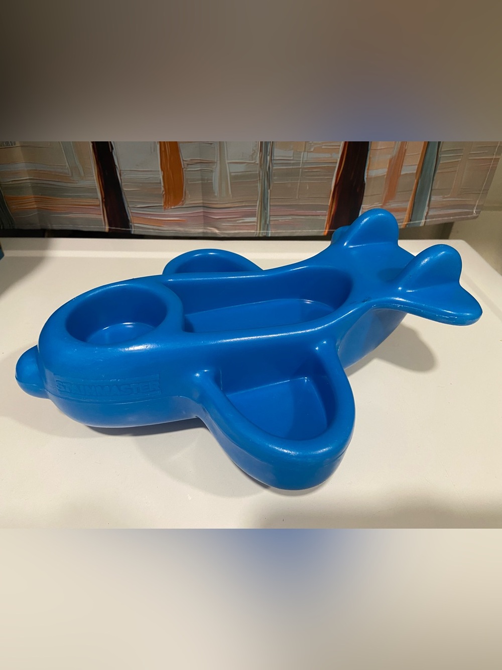 Dupont 80’s Blue Airplane Kid’s Dish